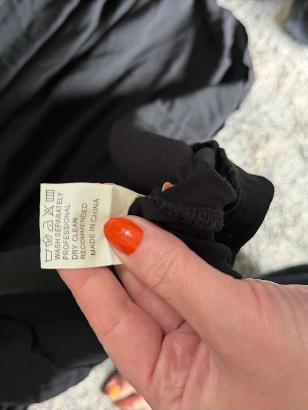 Black Button-Front Maxi Dress with Smocked Waist - Picture 6 of 6